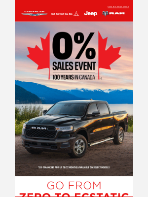 Dodge (Canada) - Friendly reminder: Frankie, don’t miss financing from 0%.