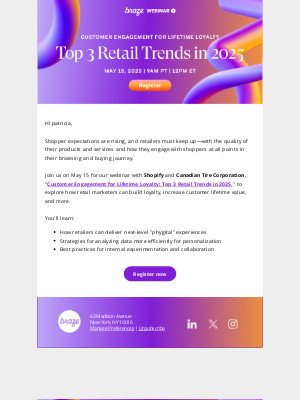 Braze - Webinar: 3 trends shaping retail customer engagement in 2025
