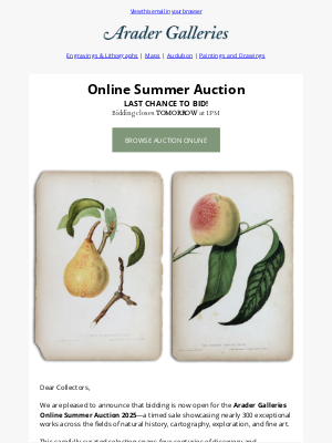 Donghia - Arader Galleries Online Summer Auction - Last Chance to Bid!