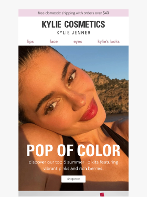 Kylie Cosmetics - summer lip kit round-up 💄