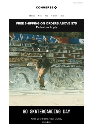Converse - Go Skateboarding Day 🛹