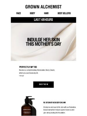 Grown Alchemist - Last 48 Hours | Complimentary Body Cream​