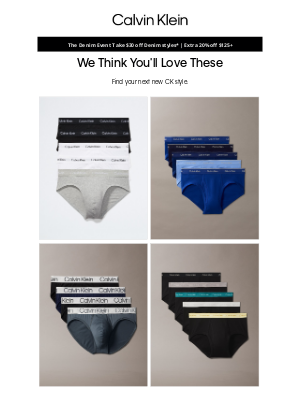 Calvin Klein - Your Personalized Picks of the Week