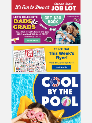 Ocean State Job Lot - Dive into summer with these pool essentials!
