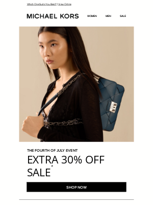 Michael Kors - An Extra 30% Off Chic Handbags