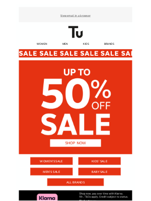 Sainsbury's (United Kingdom) - 📣 Up to 50% off Sale now on!
