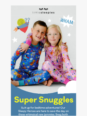 littlesleepies - NEW: Wham! Pow! Sleepy Heroes Have Arrived! 🦸💥⚡