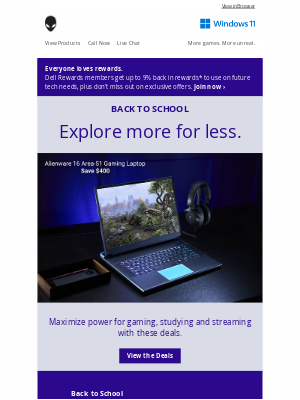 Dell - Power through projects with Alienware speed.