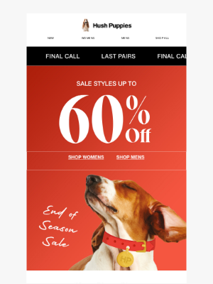 Hush Puppies (Australia) - Final pairs are selling fast