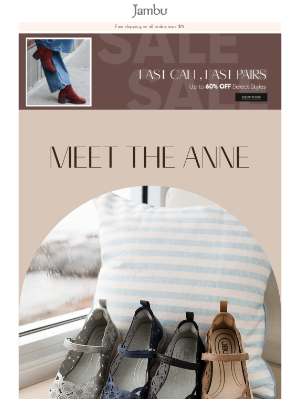 Jambu footwear - Introducing the Anne