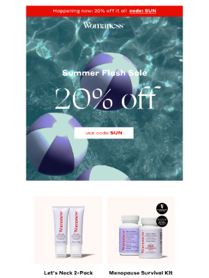 Womaness - 20% off⚡️FLASH SALE now!