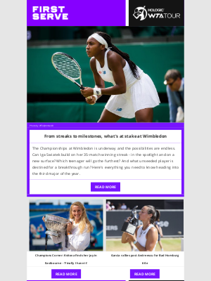 WTA - 🎾 The Fortnight Begins | Petra Wins Eastbourne