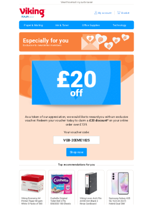 Viking Direct (United Kingdom) - 💌 Don't let your special discount expire