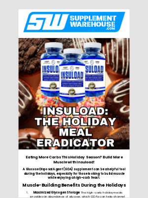 http:||supplementwarehouse.com - Holiday Hack: Boost Muscle While Enjoying Carbs 🍕