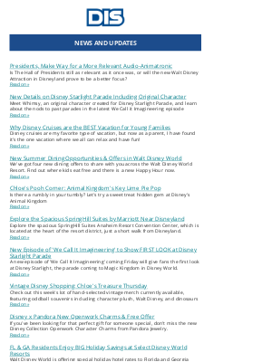 The DIS - News and Updates for 07/11/2025