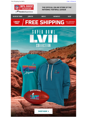 NFLshop - Now Available! The Super Bowl LVII Collection