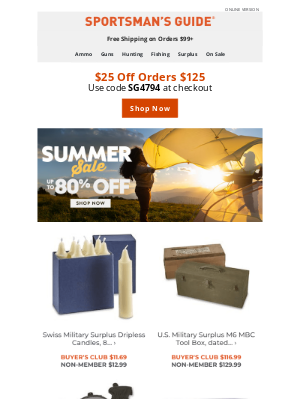 $25 Off Orders $125 >> Picks For You