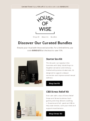 House Of Wise - Unbox Calm, Confidence, & Connection—Now 15% Off