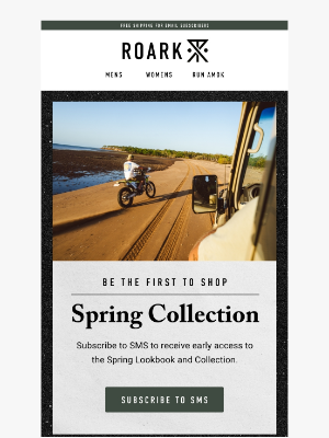 Roark - New Spring Collection Coming Soon