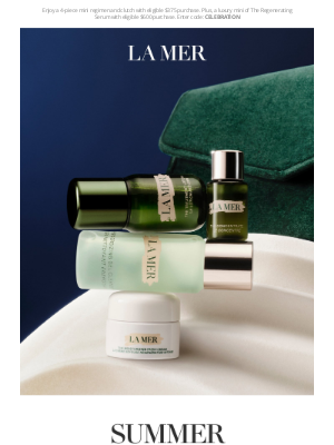 La Mer - Last chance for a 4-piece gift, on us