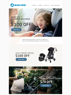 Maxi-Cosi - Up to $100 off car seats and more—Best of Summer Savings starts now.