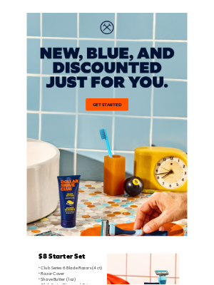 Dollar Shave Club - Grab your $8 Starter Set today!