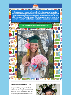 GIANTmicrobes - Make the Honor Roll of Gift-Givers This Grad Season