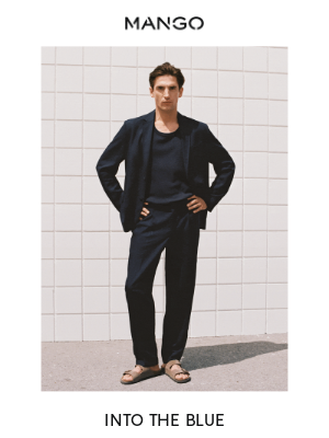 MANGO  - This season, choose navy blue