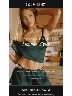 Gooseberry Intimates - Summer’s Golden Hour is Here