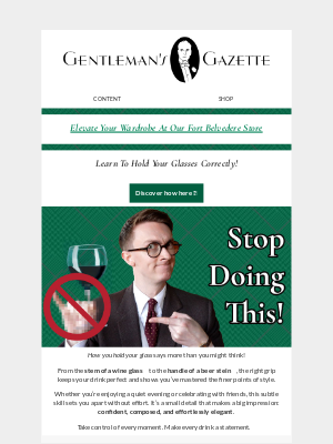 Scentbird - Your Quick Guide to Proper Glass Etiquette