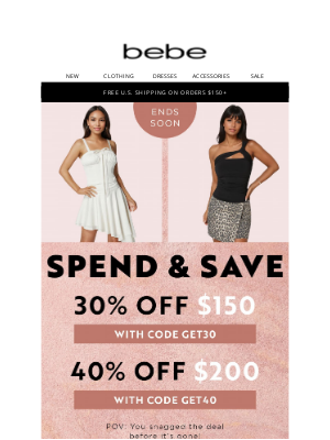 bebe - Major Savings Alert 🚨 30-40% Off!!!!