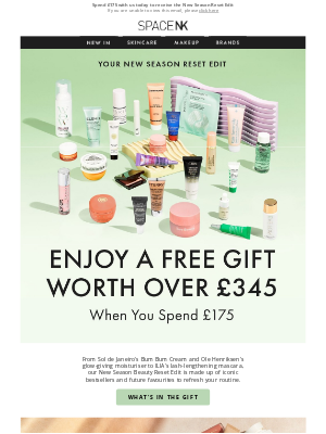 Space NK (United Kingdom) - You're about to miss out on £345 of beauty...