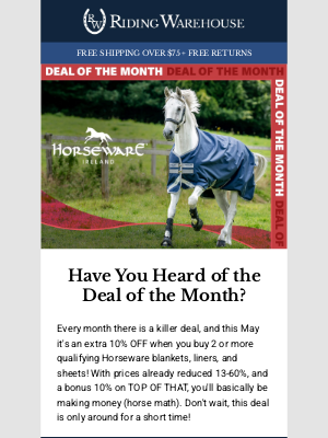 Riding Warehouse - Super Duper Horseware Blankets Deal!