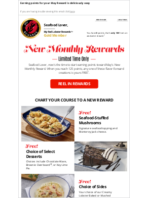 Red Lobster - This just in – NEW Crave Worthy Rewards are Here!