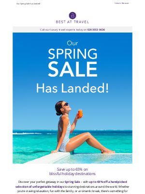Best At Travel (United Kingdom) - Spring Sale Now On: Save Up To 65% 🌷