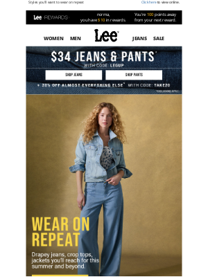 Lee Jeans - Summer in Blue​