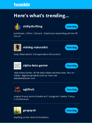 Tumblr - Need distractions? Try these on us.