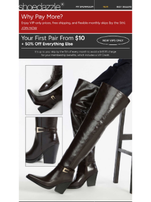 ShoeDazzle - Hot for Fall: Tall Boots from $10 🔥