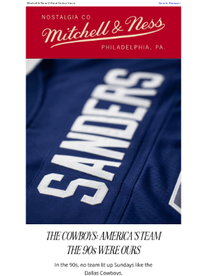Mitchell & Ness Nostalgia Co - America's Team.