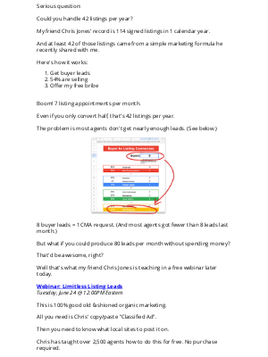 Smart Agents - New listing method