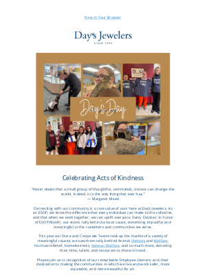 Day’s Jewelers - Celebrating Acts of Kindness 💝