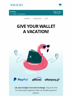 Zenni Optical - Give Your Wallet A Vacation! 🦩🏖️👛