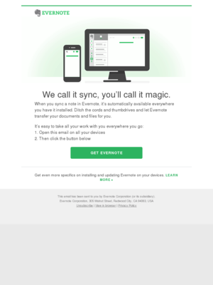Evernote - Sync: have every note, everywhere