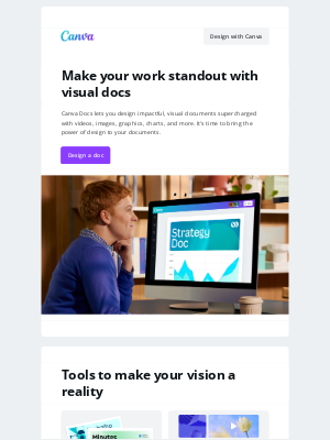 Canva - Level up your docs with visuals