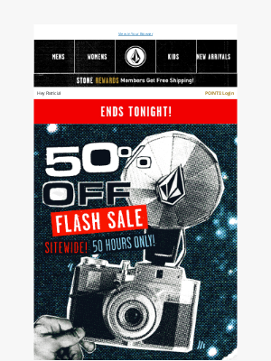 LAST DAY FOR 50% OFF EXCLUSIVE! USE CODE: FLASH50