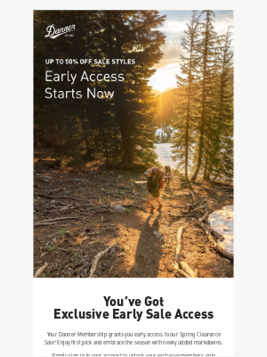 Danner - FIRST LOOK: Your exclusive access to new markdowns