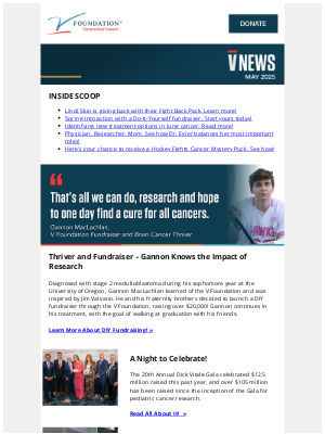 The V Foundation - Breakthroughs you help make possible