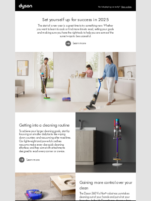 Dyson - Clean smarter, not harder in 2025