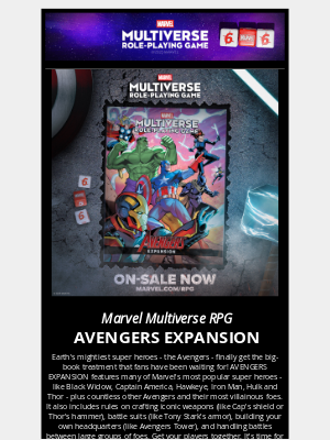 Avengers Assemble! New Marvel Multiverse RPG Expansion On Sale Now