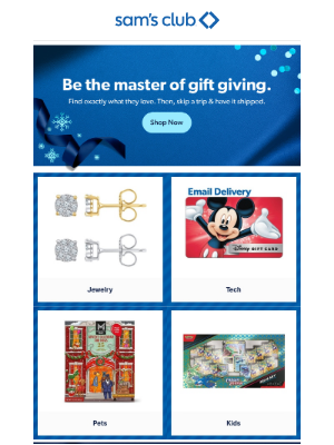 Sam's Club - Gift-giving? Piece of fruitcake.